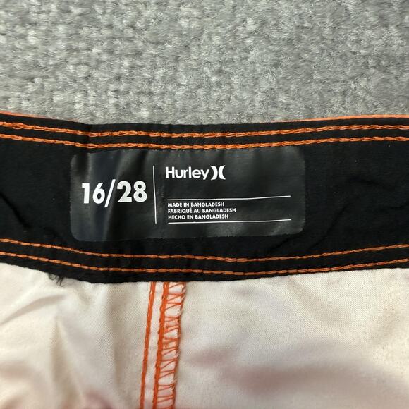 Hurley Board Shorts Boys 16 Swim Trunks Youth Size Polyester Beach Swimwear New - Picture 2 of 9